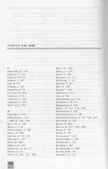 Niesłyszący - głusi - głuchoniemi: wyrównywanie szans - indeks nazwisk