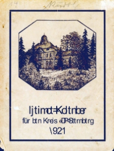 Heimatkalender für den Kreis Ost-Stenberg auf das Jahr 1927