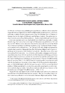 Przedhitlerowskie korzenie nazizmu, czyli dusza niemiecka w świetle filozofii i religioznawstwa - recenzja