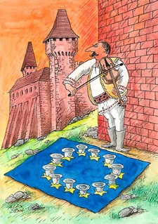 Zamek [1] : VI Otwarty Międzynarodowy Konkurs na Rysunek Satyryczny / Aurel Stefan Alexandrescu