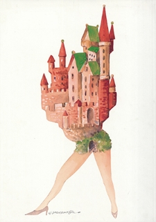 Zamek [1] : VI Otwarty Międzynarodowy Konkurs na Rysunek Satyryczny / Witold Mysyrowicz