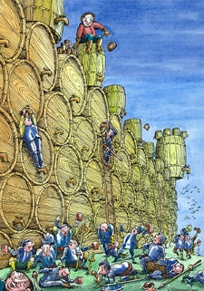 Zamek [1] : VI Otwarty Międzynarodowy Konkurs na Rysunek Satyryczny / Vladimir Kazanevsky