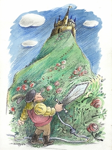 Zamek : VI Otwarty Międzynarodowy Konkurs na Rysunek Satyryczny / Wolfgang Schlegel