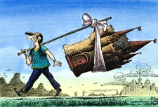 Zamek [2] : VI Otwarty Międzynarodowy Konkurs na Rysunek Satyryczny / Vladimir Kazanevsky