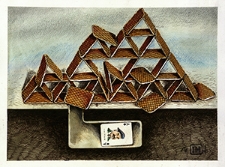 Zamek [4] : VI Otwarty Międzynarodowy Konkurs na Rysunek Satyryczny / Mihai Ignat