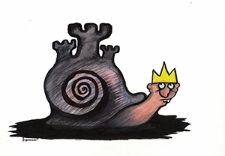 Zamek [2] : VI Otwarty Międzynarodowy Konkurs na Rysunek Satyryczny / Ramin Rezaie