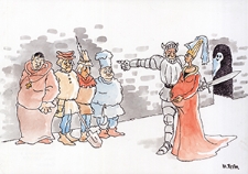 Zamek [1] : VI Otwarty Międzynarodowy Konkurs na Rysunek Satyryczny / Michael Permyakov