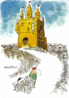 Zamek [1] : VI Otwarty Międzynarodowy Konkurs na Rysunek Satyryczny / Erdogan Basol