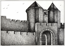 Zamek [1] : VI Otwarty Międzynarodowy Konkurs na Rysunek Satyryczny / Ireneusz Parzyszek