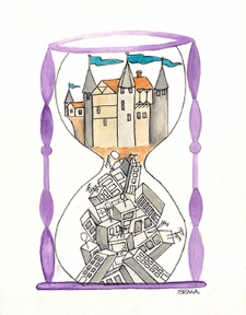 Zamek [2] : VI Otwarty Międzynarodowy Konkurs na Rysunek Satyryczny / Sema Undeger
