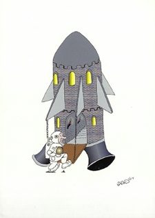 Zamek [2] : VI Otwarty Międzynarodowy Konkurs na Rysunek Satyryczny / W. C. Henkes