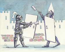 Zamek : VI Otwarty Międzynarodowy Konkurs na Rysunek Satyryczny / Philippe Bossens