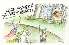 Zamek : VI Otwarty Międzynarodowy Konkurs na Rysunek Satyryczny / Waldemar Rukść