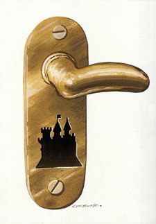 Zamek [2] : VI Otwarty Międzynarodowy Konkurs na Rysunek Satyryczny / Witold Mysyrowicz