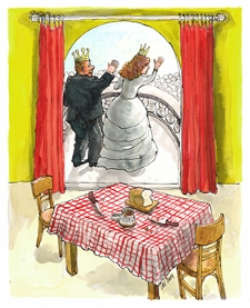 Zamek [3] : VI Otwarty Międzynarodowy Konkurs na Rysunek Satyryczny / Luc Vernimmen