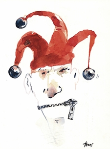 Zamek [2] : VI Otwarty Międzynarodowy Konkurs na Rysunek Satyryczny / Bartłomiej Trzos