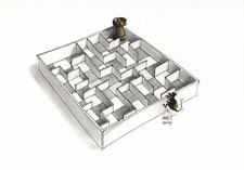 Zamek [1] : VI Otwarty Międzynarodowy Konkurs na Rysunek Satyryczny / Ahmet Vahit Ak&ccedil;a