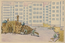 Zamek [2] : VI Otwarty Międzynarodowy Konkurs na Rysunek Satyryczny / Makhmud Eshonkulov