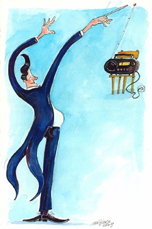 Radio [1] : VII Otwarty Międzynarodowy Konkurs na Rysunek Satyryczny / Przemysław Surma