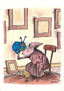 Radio : VII Otwarty Międzynarodowy Konkurs na Rysunek Satyryczny / Richard Svitalsky