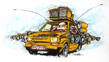 Radio [3] : VII Otwarty Międzynarodowy Konkurs na Rysunek Satyryczny / Bartłomiej Belniak