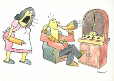 Radio [2] : VII Otwarty Międzynarodowy Konkurs na Rysunek Satyryczny / Ivan Haramija