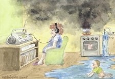 Radio [2] : VII Otwarty Międzynarodowy Konkurs na Rysunek Satyryczny / Kazimierz Wysocki