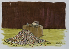 Radio : VII Otwarty Międzynarodowy Konkurs na Rysunek Satyryczny / Ali Pourahmad Jaktaji