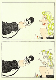 Radio [2] : VII Otwarty Międzynarodowy Konkurs na Rysunek Satyryczny / Mitsuru Ebina