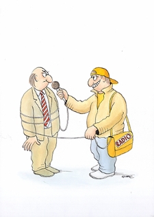 Radio [1] : VII Otwarty Międzynarodowy Konkurs na Rysunek Satyryczny / Roman Kubec