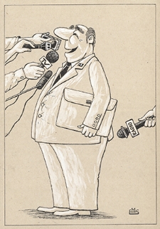 Radio [1] : VII Otwarty Międzynarodowy Konkurs na Rysunek Satyryczny / Makhmud Eshonkulov