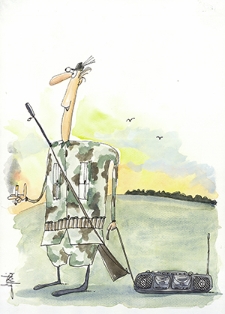 Radio : VII Otwarty Międzynarodowy Konkurs na Rysunek Satyryczny / Wiesław Lipecki