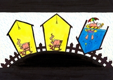 Ochrona przed chłodem i upałem [3] : VIII Otwarty Międzynarodowy Konkurs na Rysunek Satyryczny / Ehsan Tasviechizadek