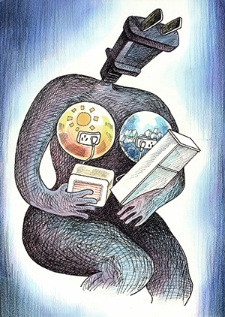 Ochrona przed chłodem i upałem : VIII Otwarty Międzynarodowy Konkurs na Rysunek Satyryczny / Bin Huang