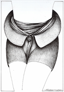 Ochrona przed chłodem i upałem [1] : VIII Otwarty Międzynarodowy Konkurs na Rysunek Satyryczny / Ireneusz Parzyszek