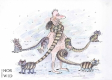 Ochrona przed chłodem i upałem [1] : VIII Otwarty Międzynarodowy Konkurs na Rysunek Satyryczny / Maciej Trzepałka