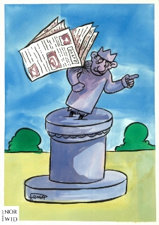 Gazeta [3] : IX Otwarty Międzynarodowy Konkurs na Rysunek Satyryczny / Ramin Rezaei