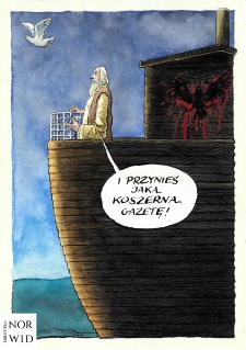 Gazeta : IX Otwarty Międzynarodowy Konkurs na Rysunek Satyryczny / Krzysztof Rosiecki