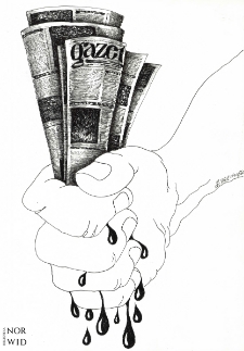 Gazeta [2] : IX Otwarty Międzynarodowy Konkurs na Rysunek Satyryczny / Ireneusz Parzyszek