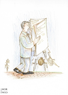 Gazeta [2] : IX Otwarty Międzynarodowy Konkurs na Rysunek Satyryczny / Lütfü Çakin