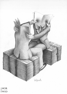 Gazeta [1] : IX Otwarty Międzynarodowy Konkurs na Rysunek Satyryczny / Paolo Dalponte