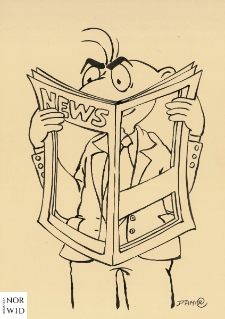 Gazeta [1] : IX Otwarty Międzynarodowy Konkurs na Rysunek Satyryczny / Damir Novak