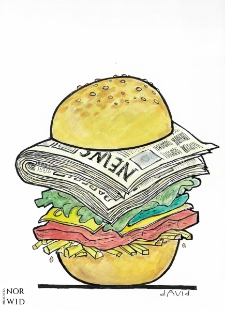 Gazeta [5] : IX Otwarty Międzynarodowy Konkurs na Rysunek Satyryczny / Evžen David