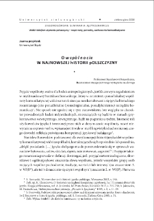 O "wspólnocie" w najnowszej historii polszczyzny = About "community" in the Modern history of the polish Language