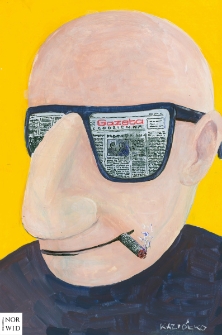 Gazeta : IX Otwarty Międzynarodowy Konkurs na Rysunek Satyryczny / Kazimierz Wysocki