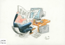 Gazeta [2] : IX Otwarty Międzynarodowy Konkurs na Rysunek Satyryczny / Alejandro "Ate" Tempesta Tast&aacute;s