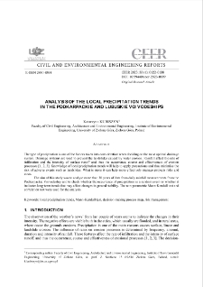 Analysis of the Local Precipitation Trends in the Podkarpackie and Lubuskie Voivodeships