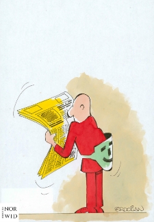 Gazeta [1] : IX Otwarty Międzynarodowy Konkurs na Rysunek Satyryczny / Erdogan Basol