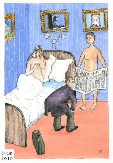 Gazeta [1] : IX Otwarty Międzynarodowy Konkurs na Rysunek Satyryczny / Ivan Anchuakov