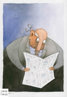 Gazeta [1] : IX Otwarty Międzynarodowy Konkurs na Rysunek Satyryczny / Seyran Caferli